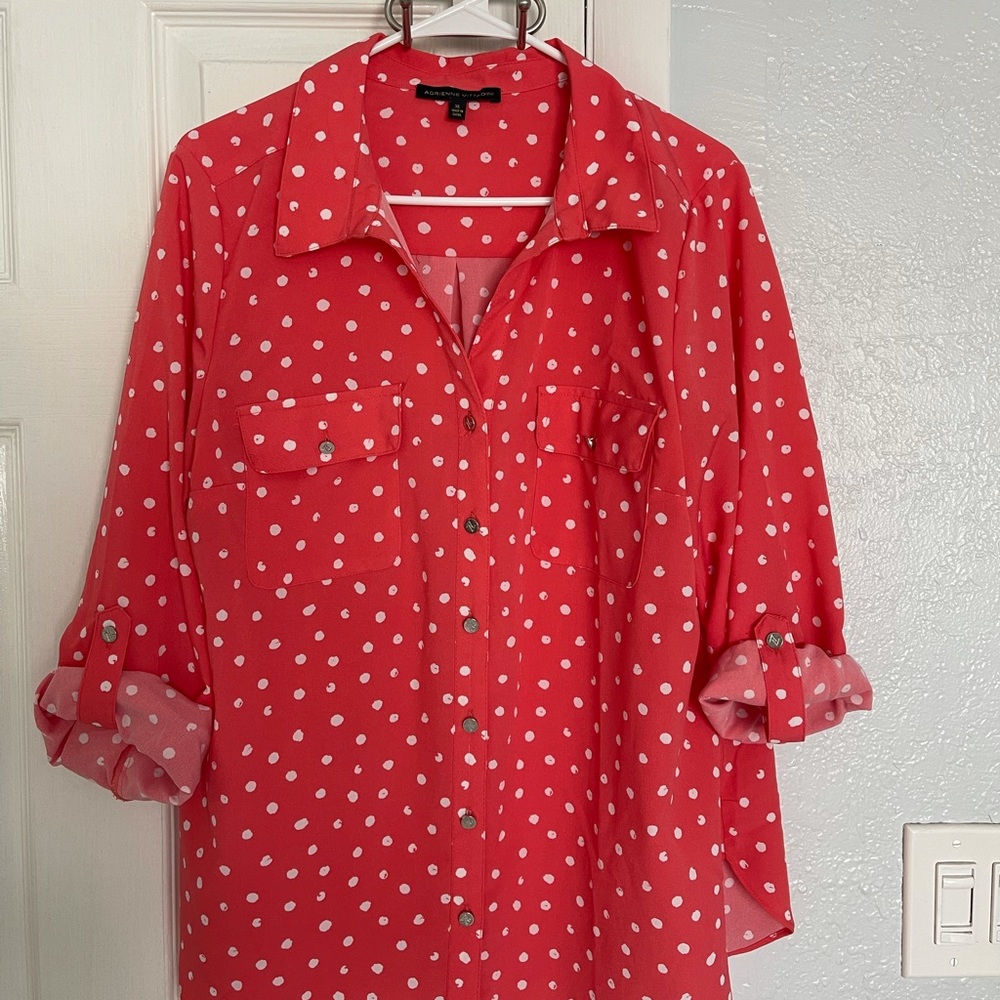 Adrianne Vittadini button-down blouse-Size XL